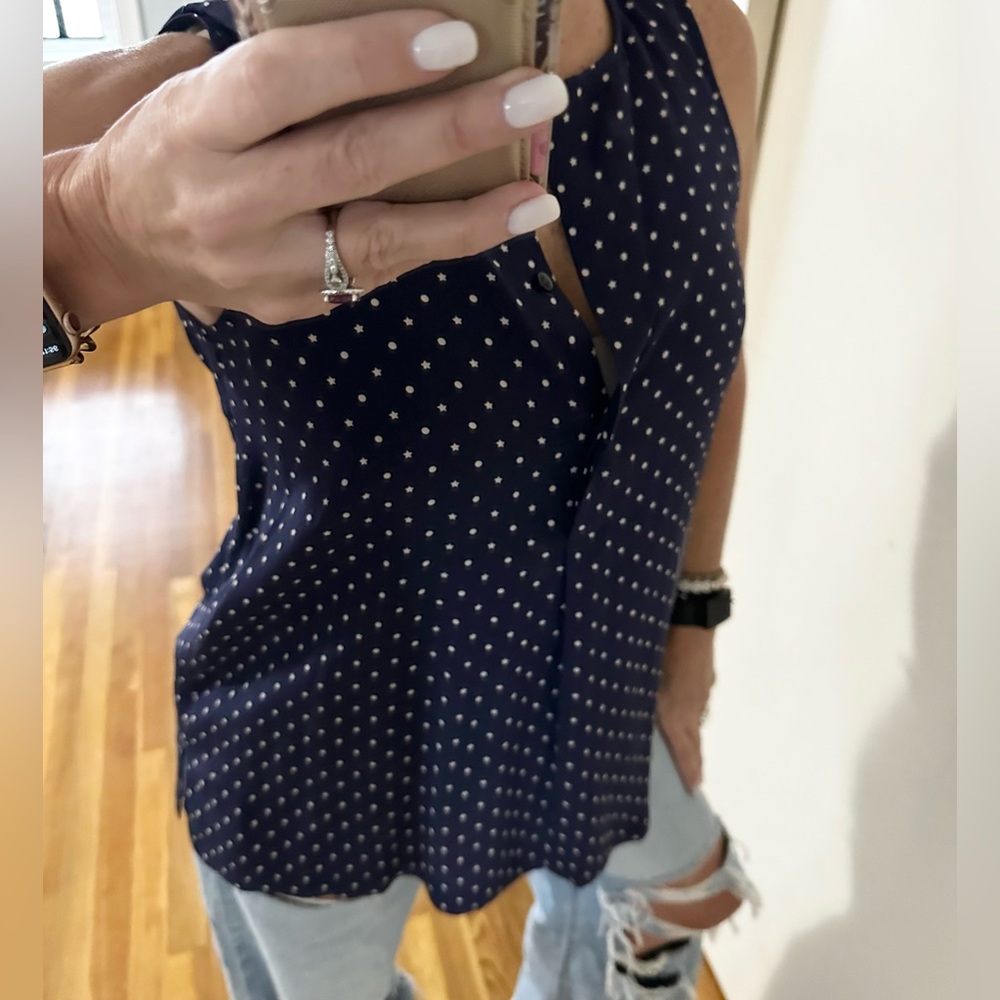 Madewell Star Scatter Silk Sleeveless Top - Picture 6 of 14